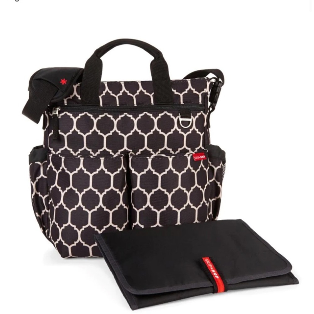 Skip Hop Duo Signature Diaper Bag - onyx tile